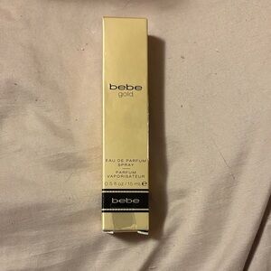 bebe gold perfume spray .5 oz